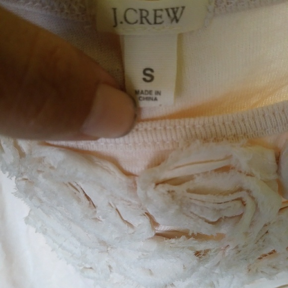 *gifted* J crew tank top w/ flowers - Picture 3 of 3